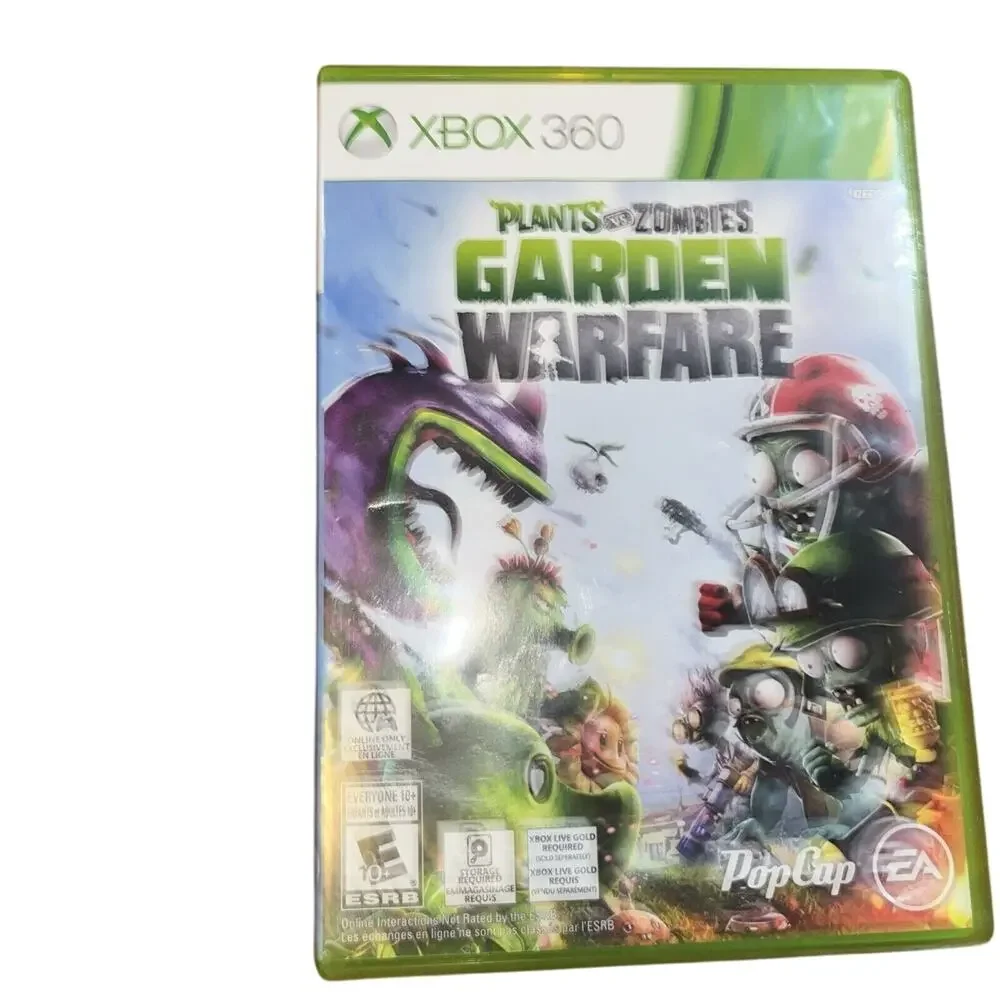 Plants vs Zombies - Garden Warfare (Xbox 360) tested. No Scratches. New Case.